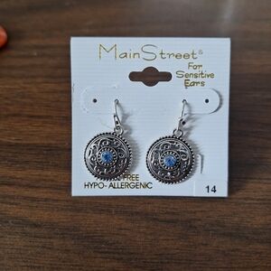 Main Street hypoallergenic earrings round earrings